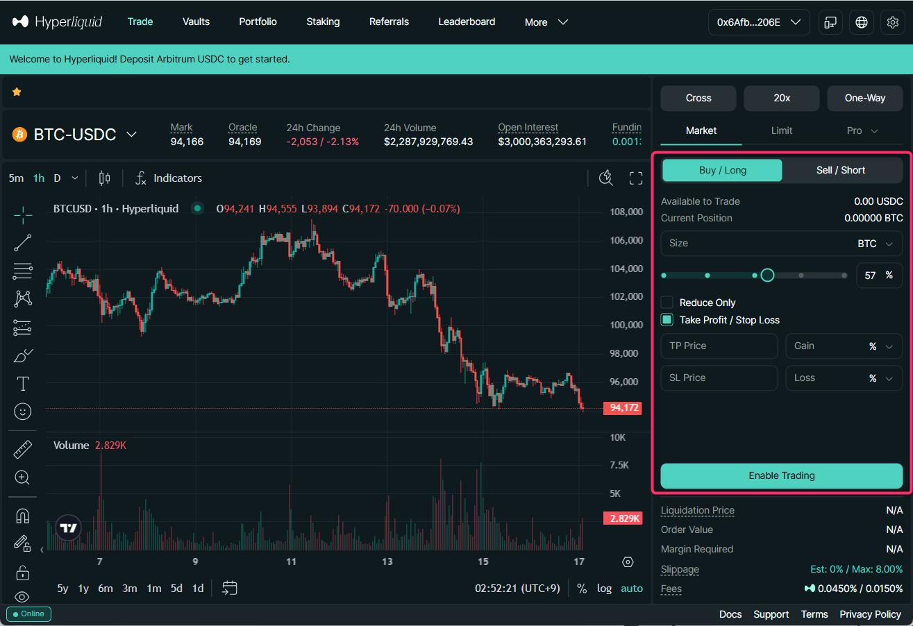 新しい倍率で注文する