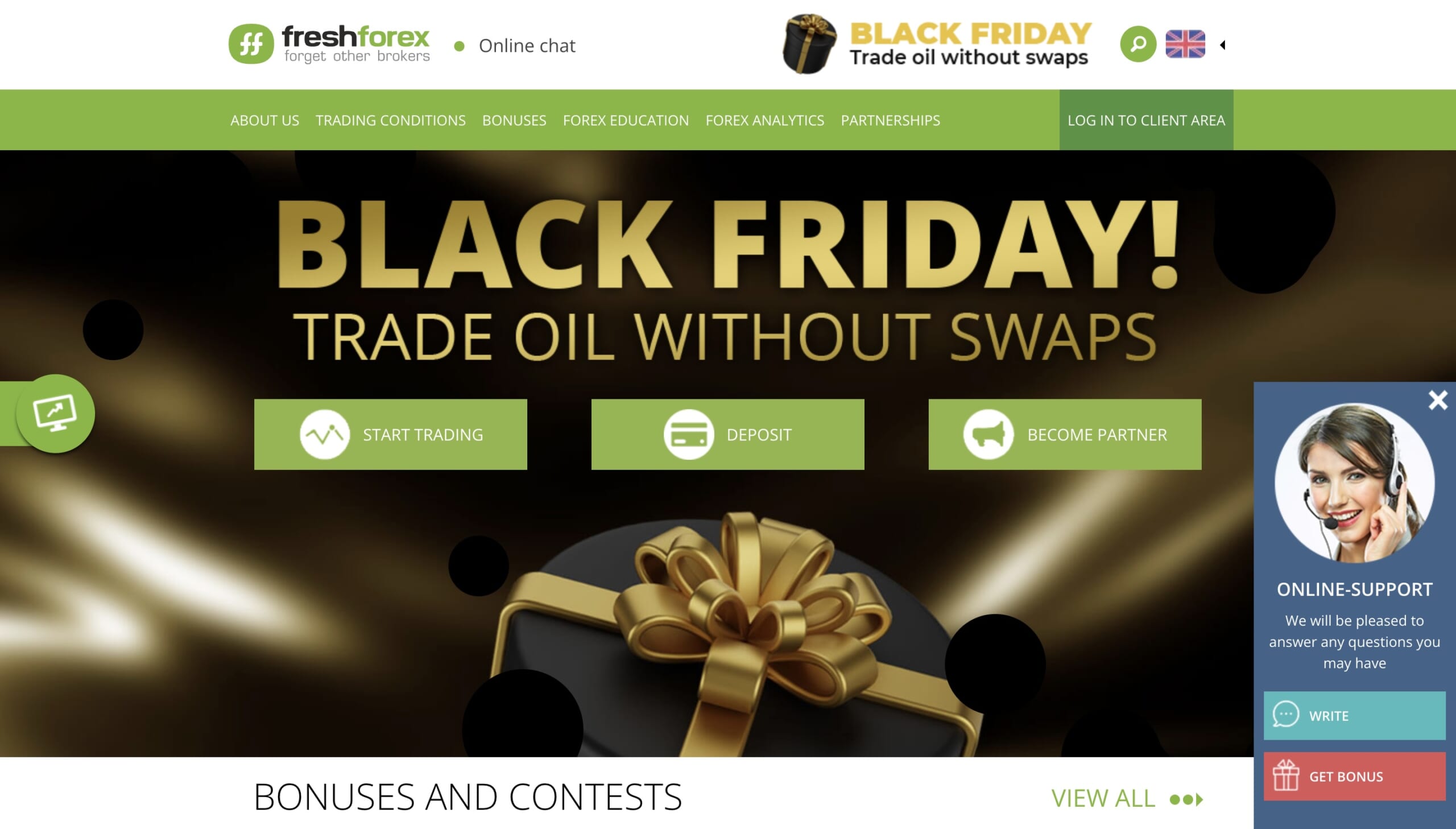 FreshForex｜2021ドルのボーナス出金条件きつめ