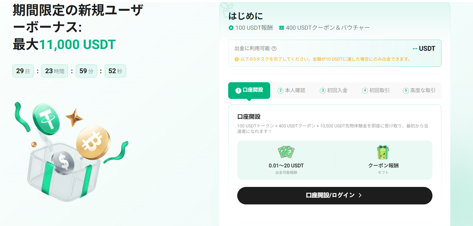 KuCoin：最大8060USDTの入金ボーナス