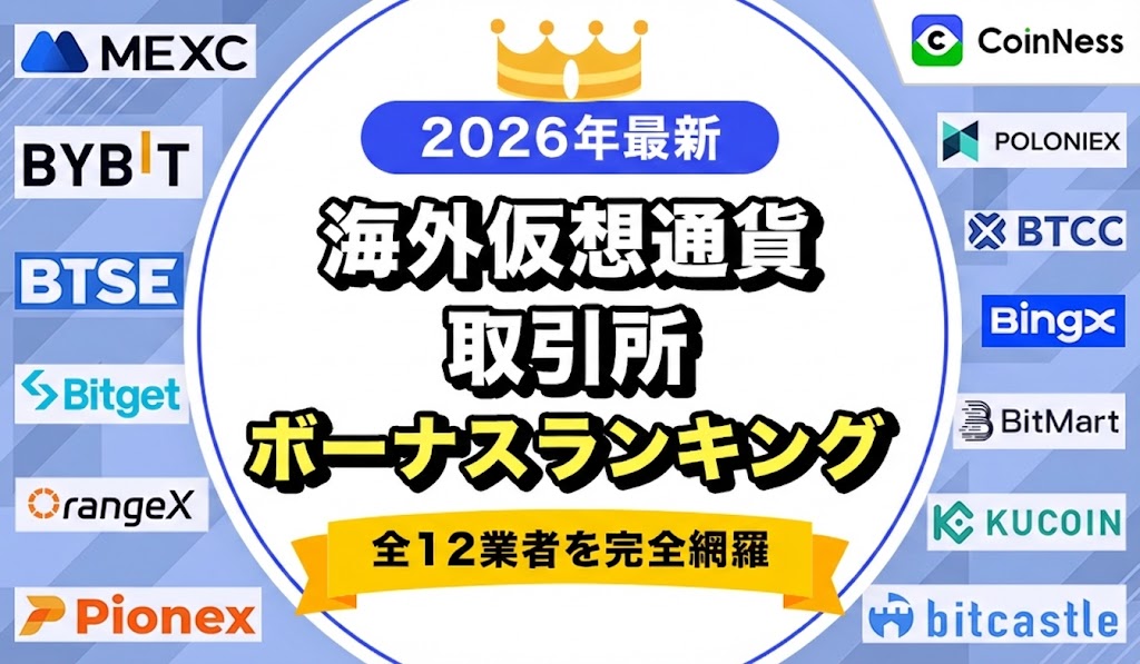 海外仮想通貨取引所ボーナス