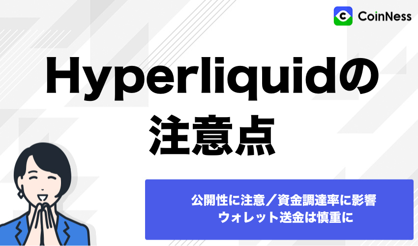 Hyperliquidを利用する際の注意点とウォレット送金時の確認ポイント