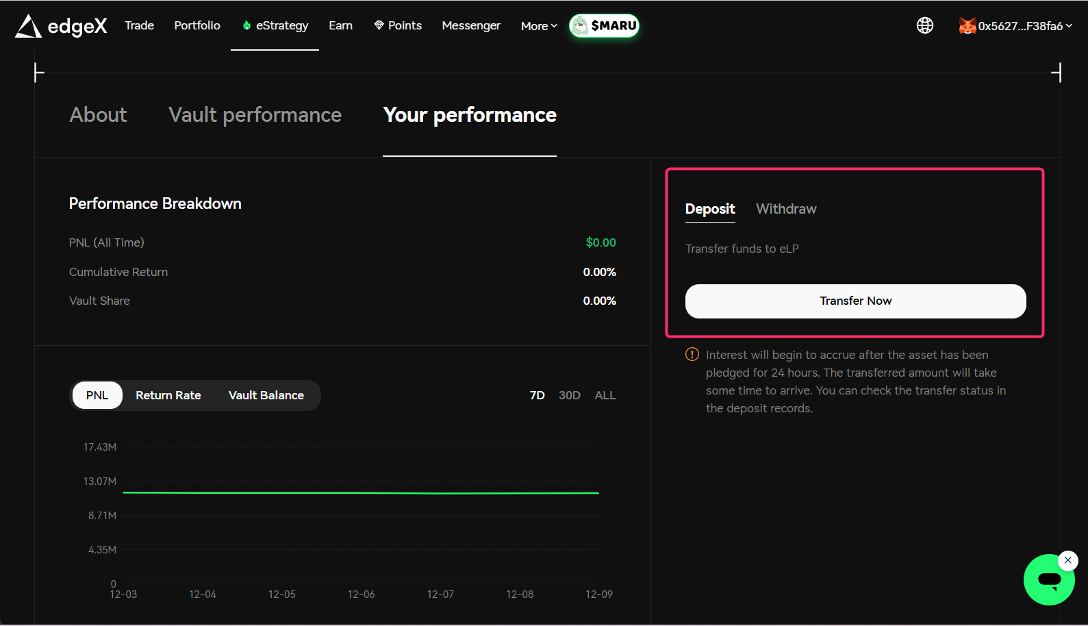 入金・出金履歴と照らし合わせて確認する