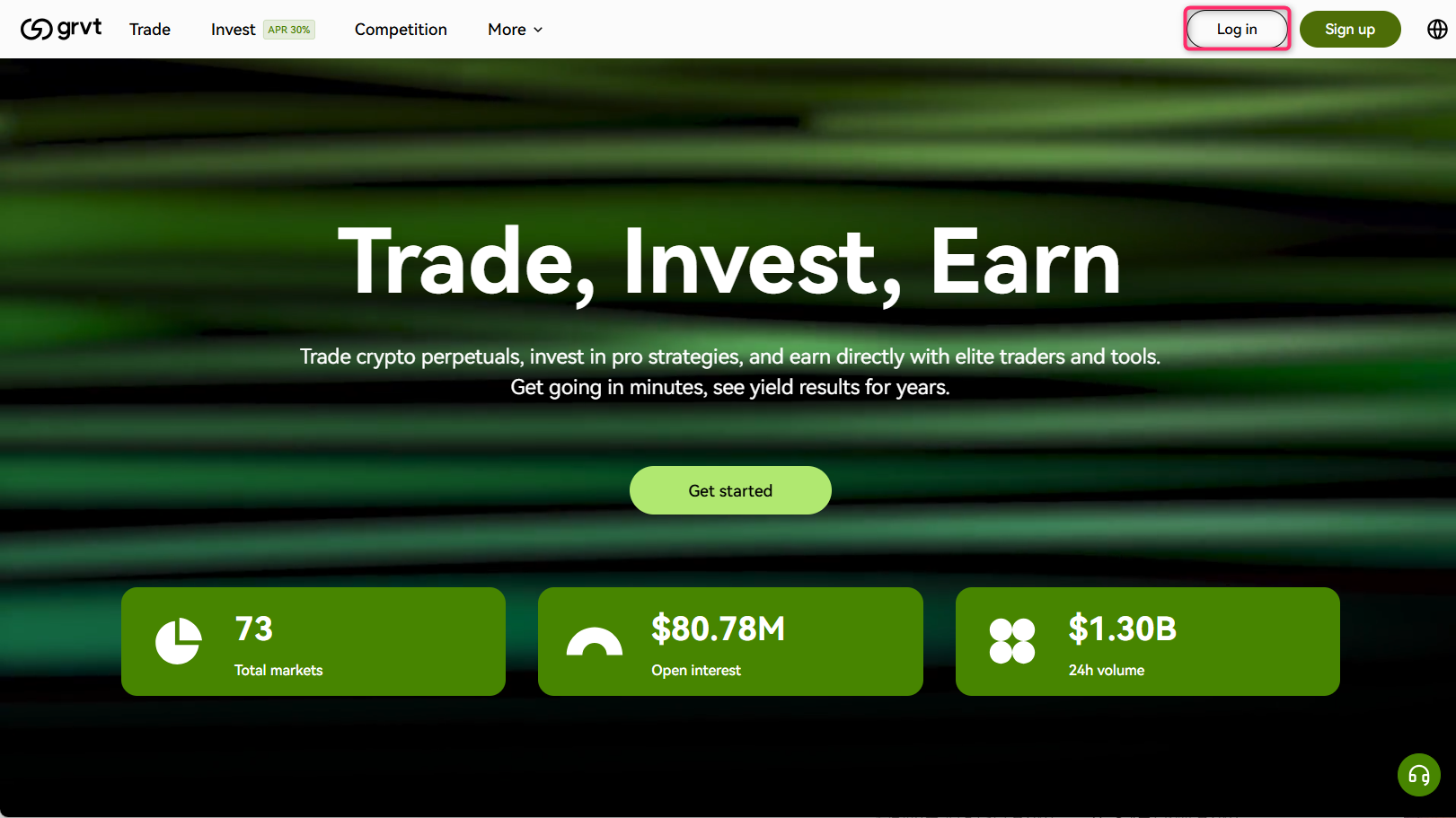 Grvtにログインする