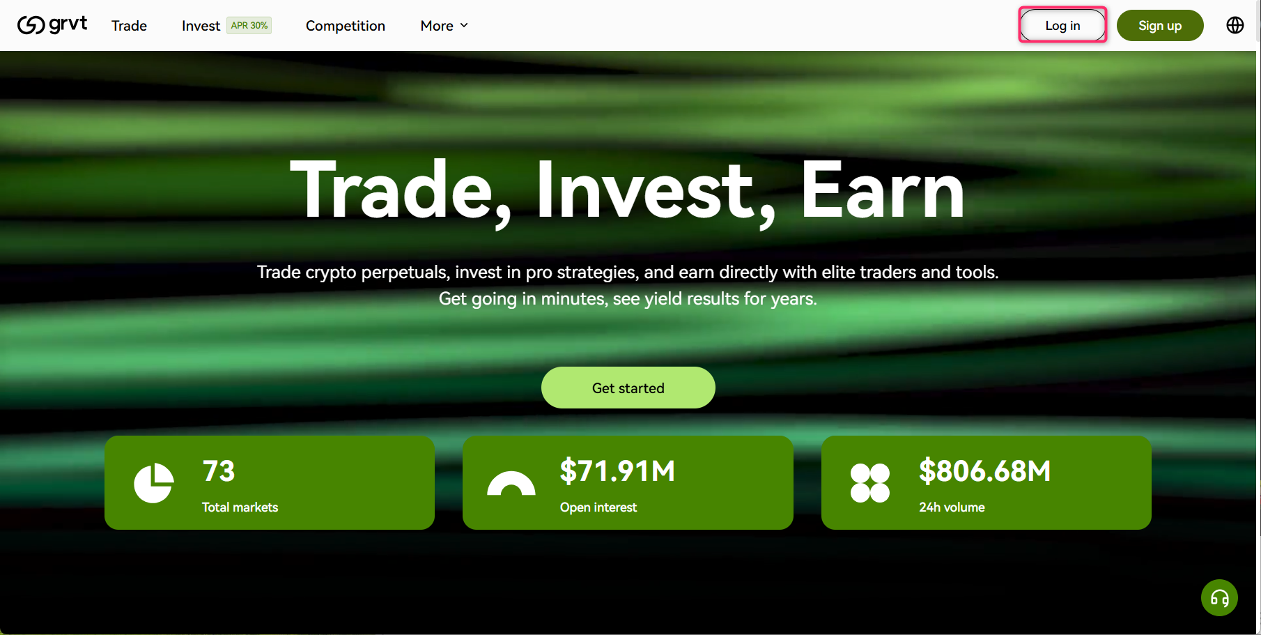 Grvtにログインする