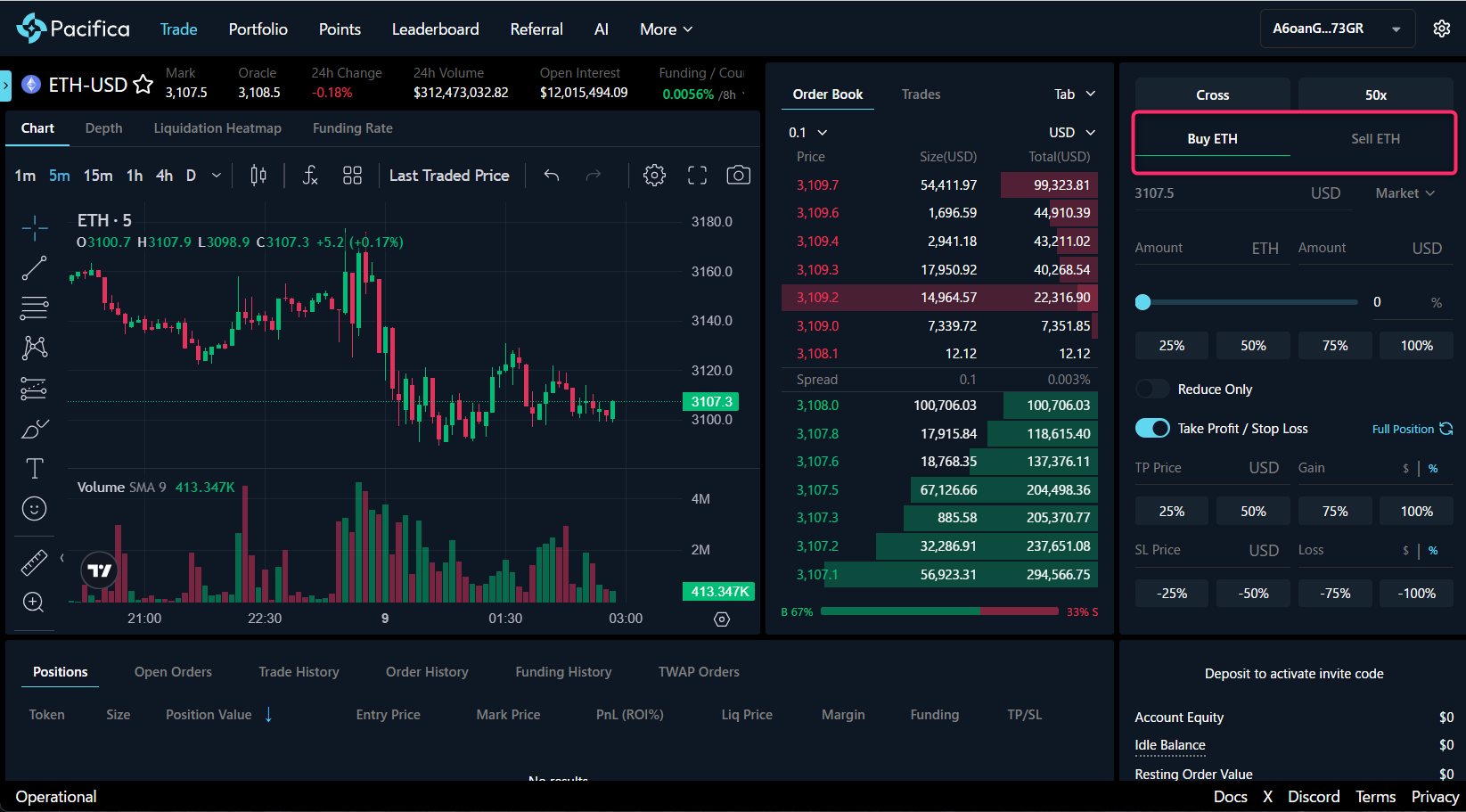 数量・レバレッジを設定する