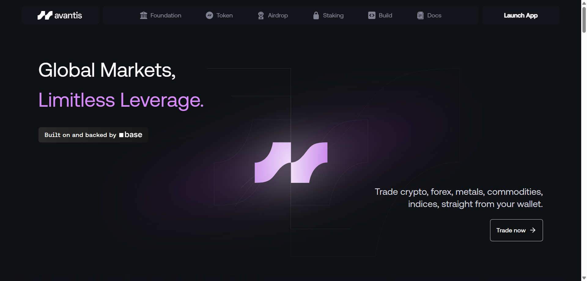 10位:Avantisは仮想通貨に加えて株式CFD・商品CFD・FXの取引が可能