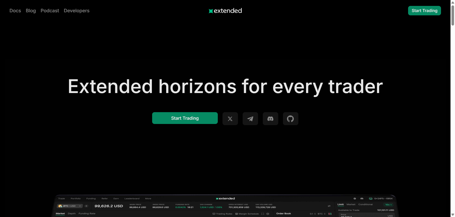 2位:ExtendedはVaultに預けた資産の90%をトレードに利用できる