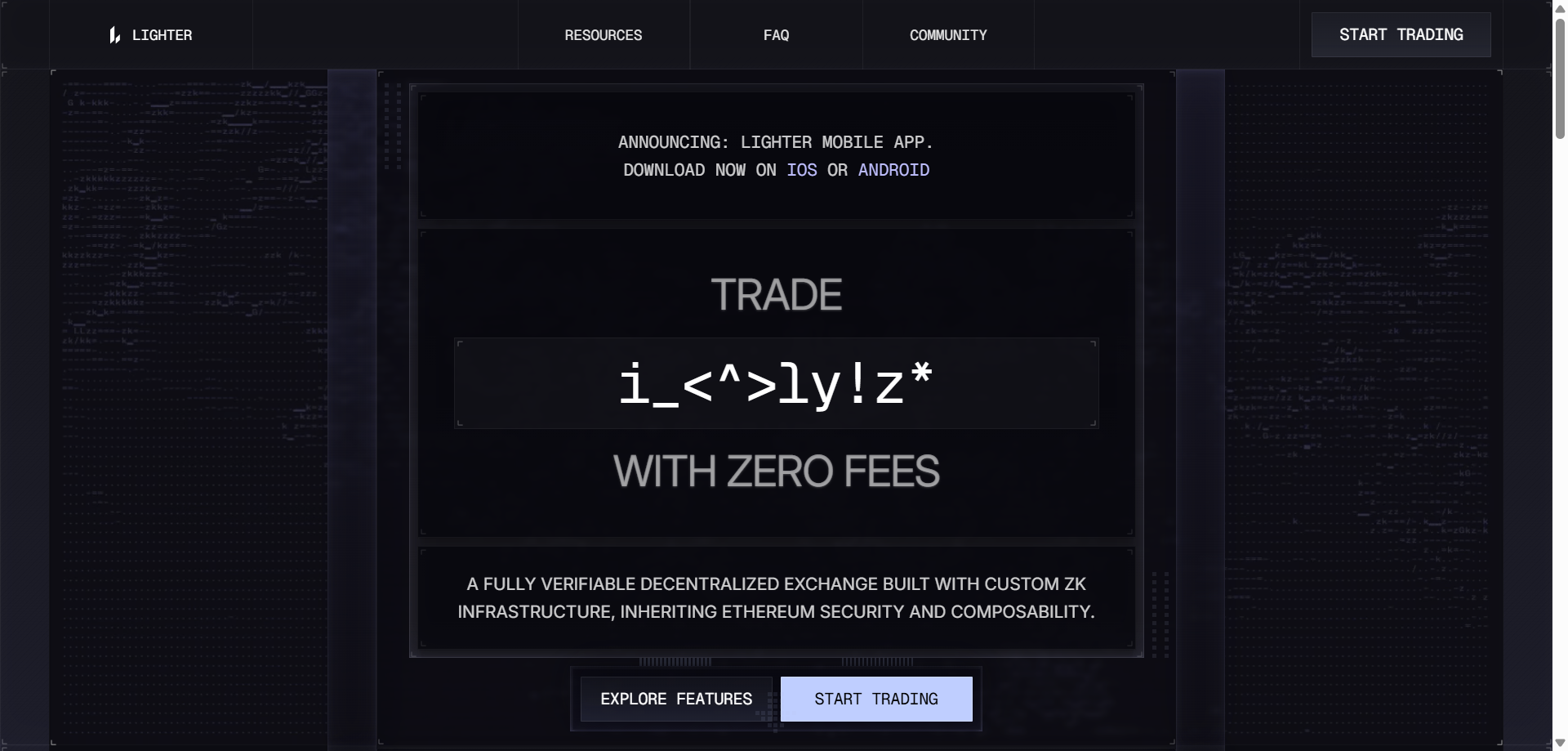 7位:LighterはTGE済みでモバイルアプリでトレードができる