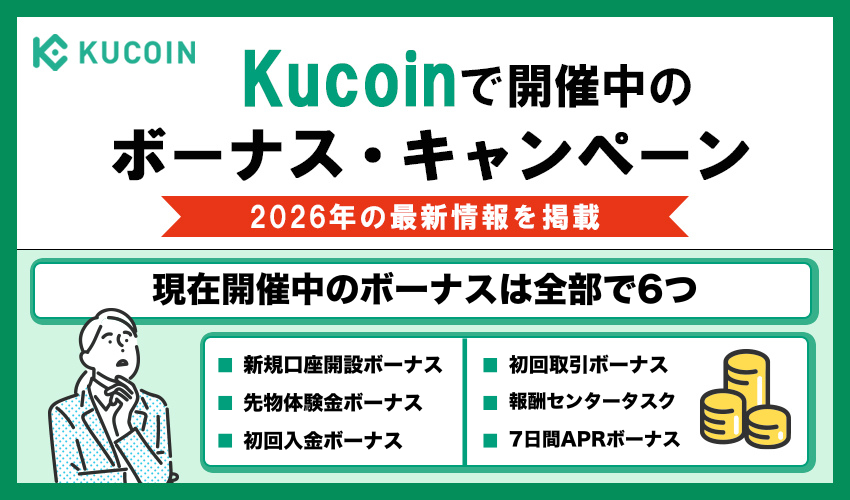 Kucoinで開催中のボーナス・キャンペーン