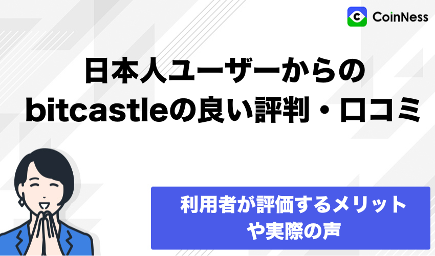 bitcastleの総合評価【85点/100点】