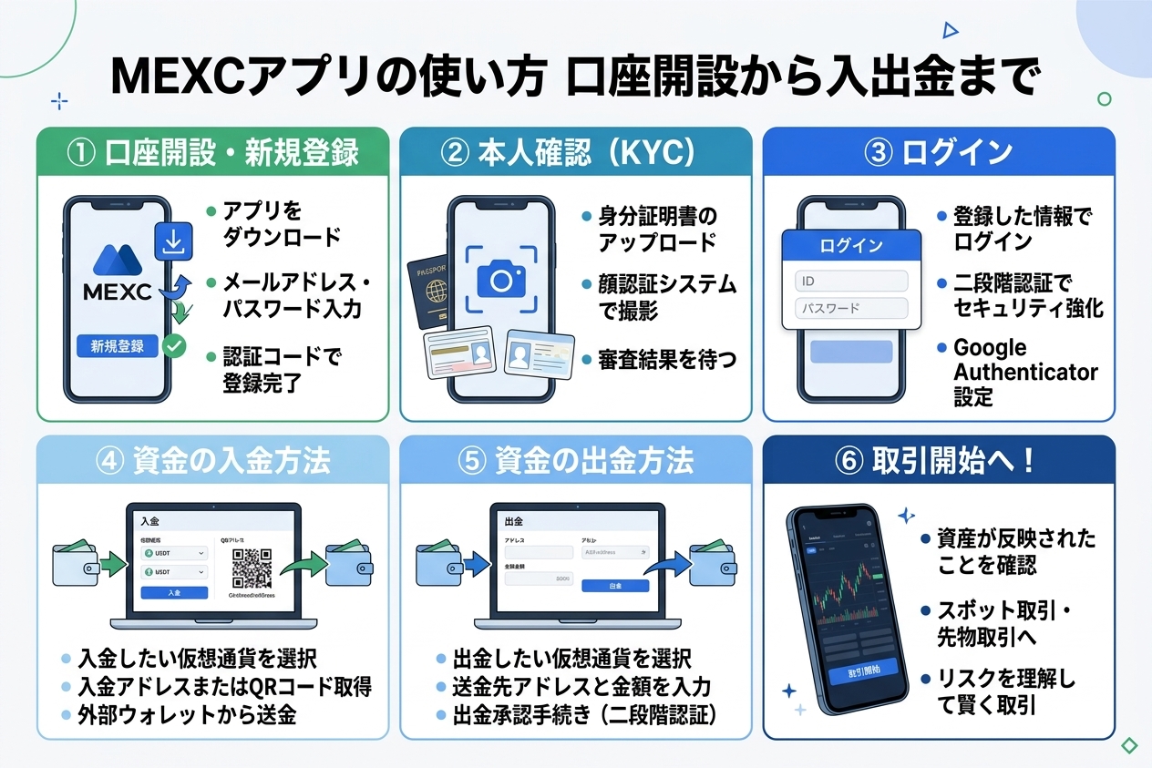 MEXCアプリの使い方